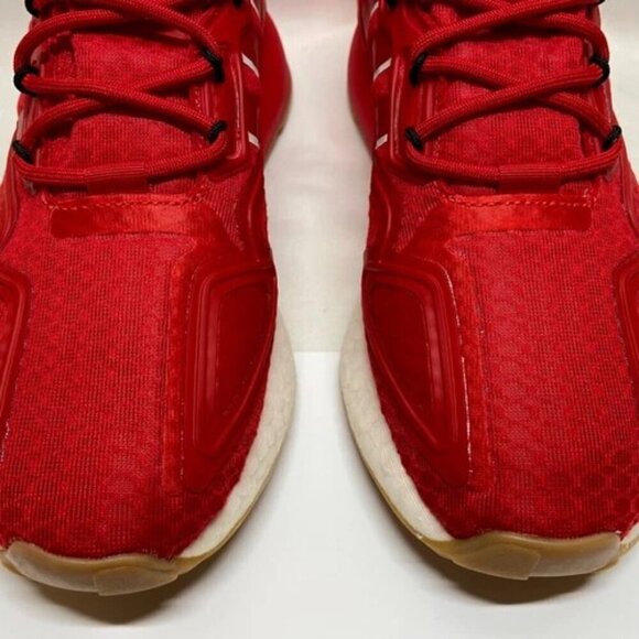 Adidas ZX 2K Red Men's 7 Sneaker Athletic Shoe 2021 New Without Box - Picture 12 of 15
